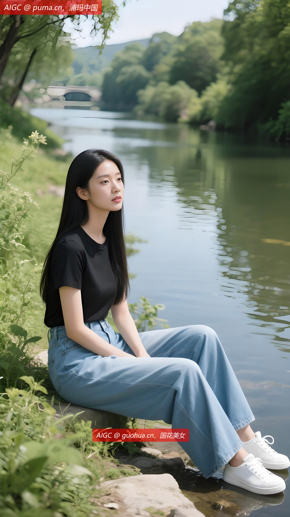 秋水潺潺，似时光的低语