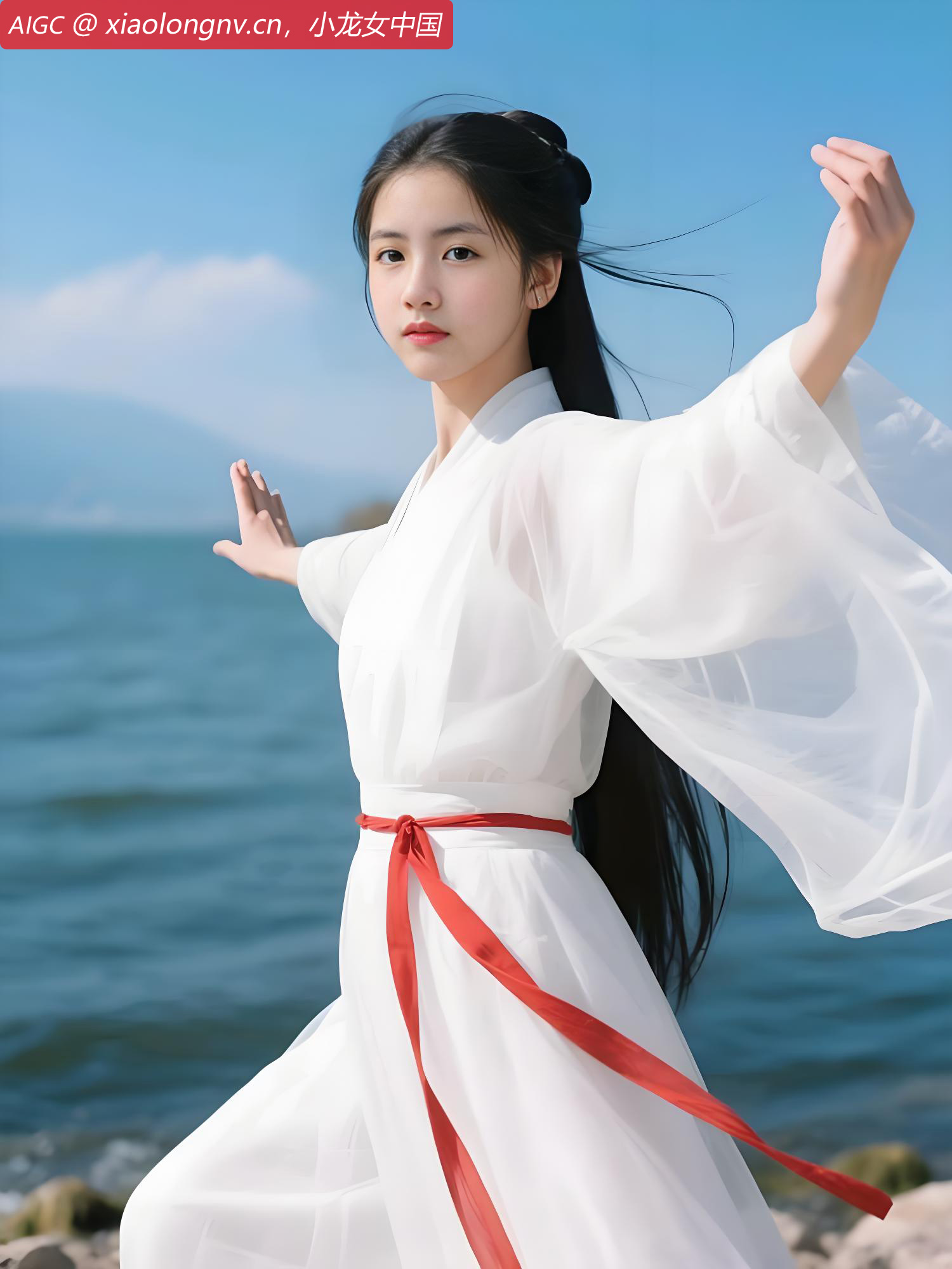 超凡脱俗，尽显古墓派传人的灵动与飘逸