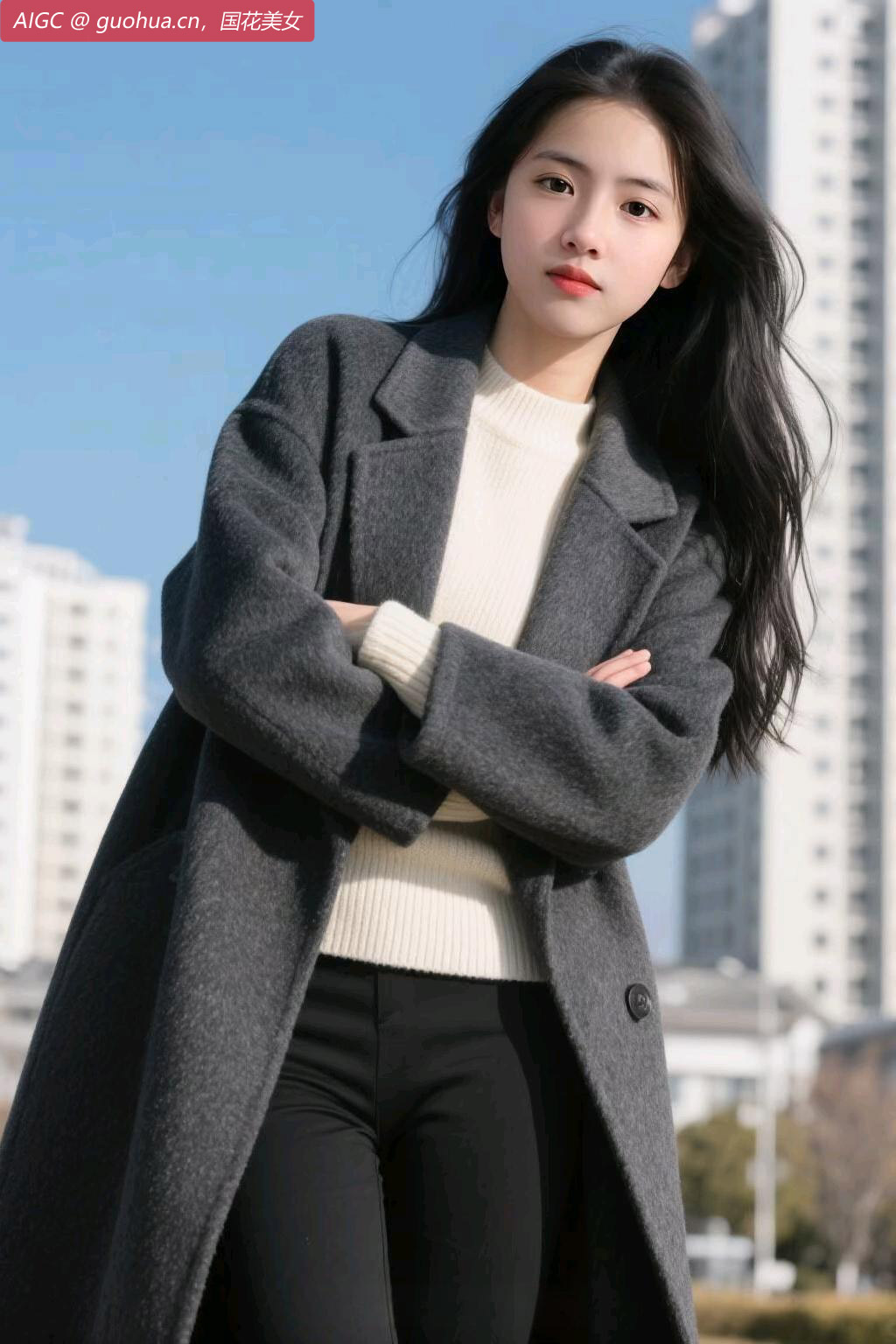 清新而优雅的气质，掠过冬日里温暖的阳光