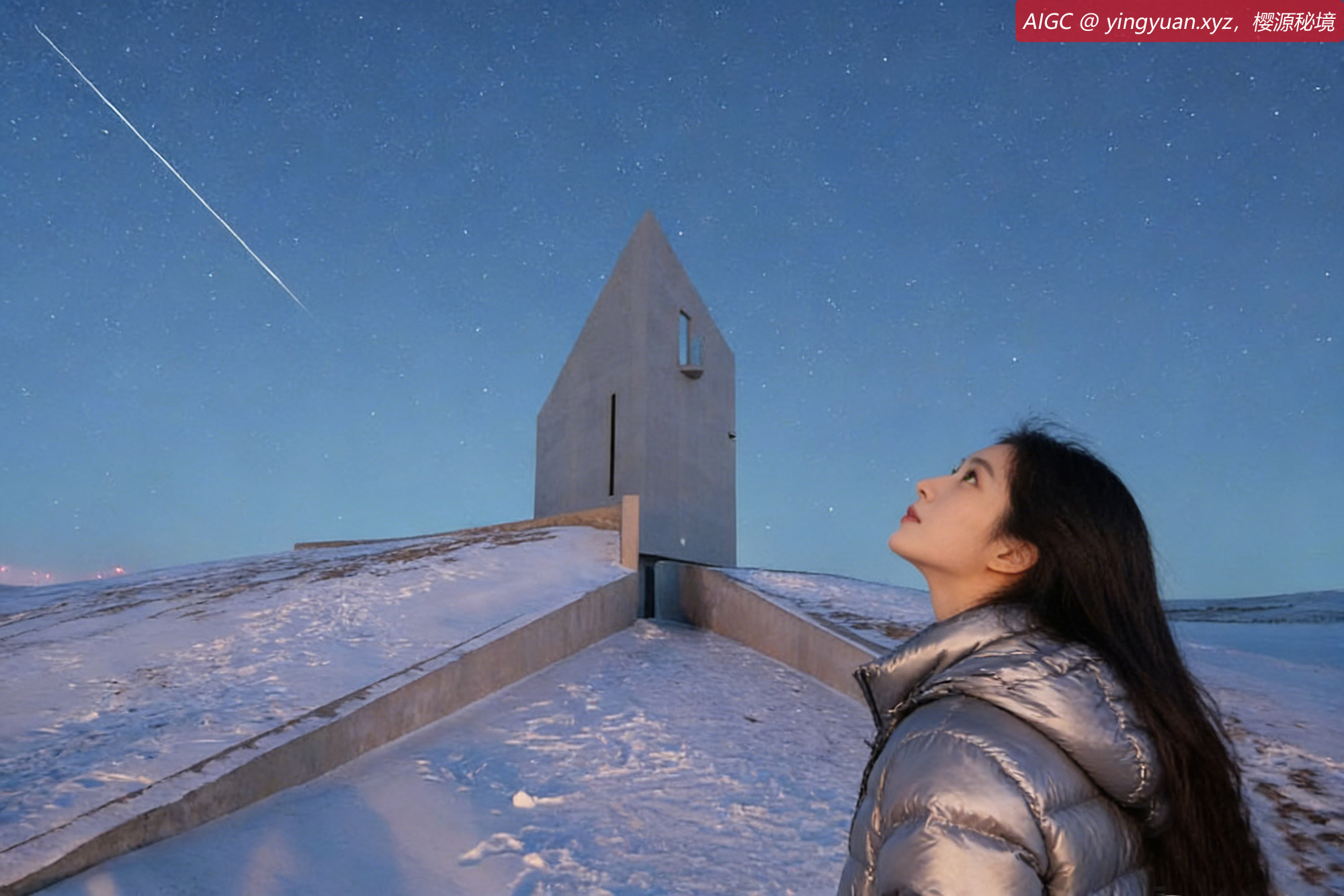 内蒙古乌兰察布市兴和县涝利海景区，双子座流星雨