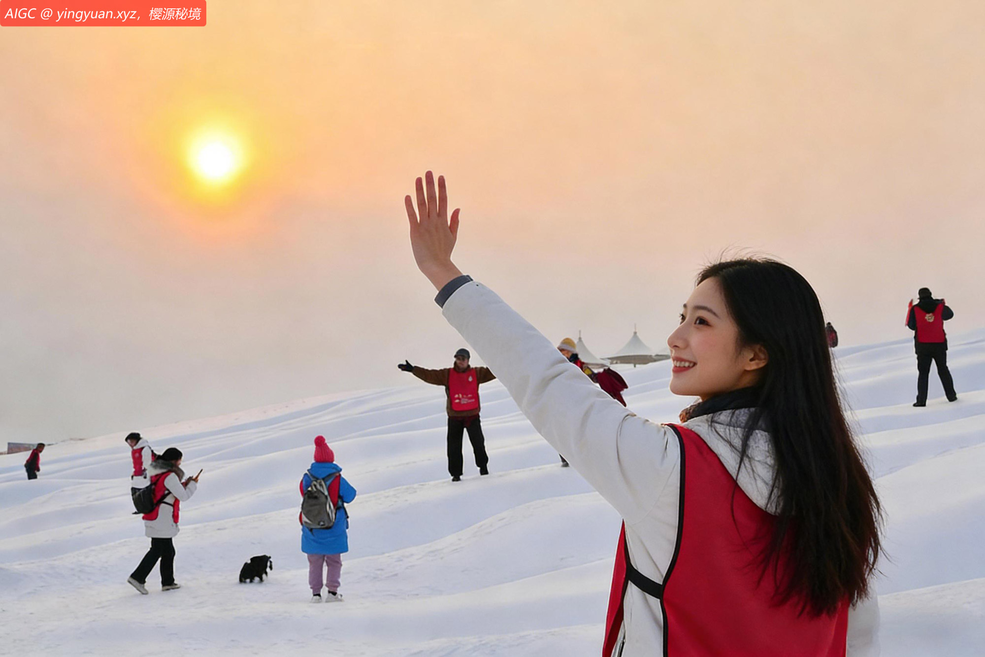 张掖沙漠公园举办甘肃省“新年登高”全民健身主题活动