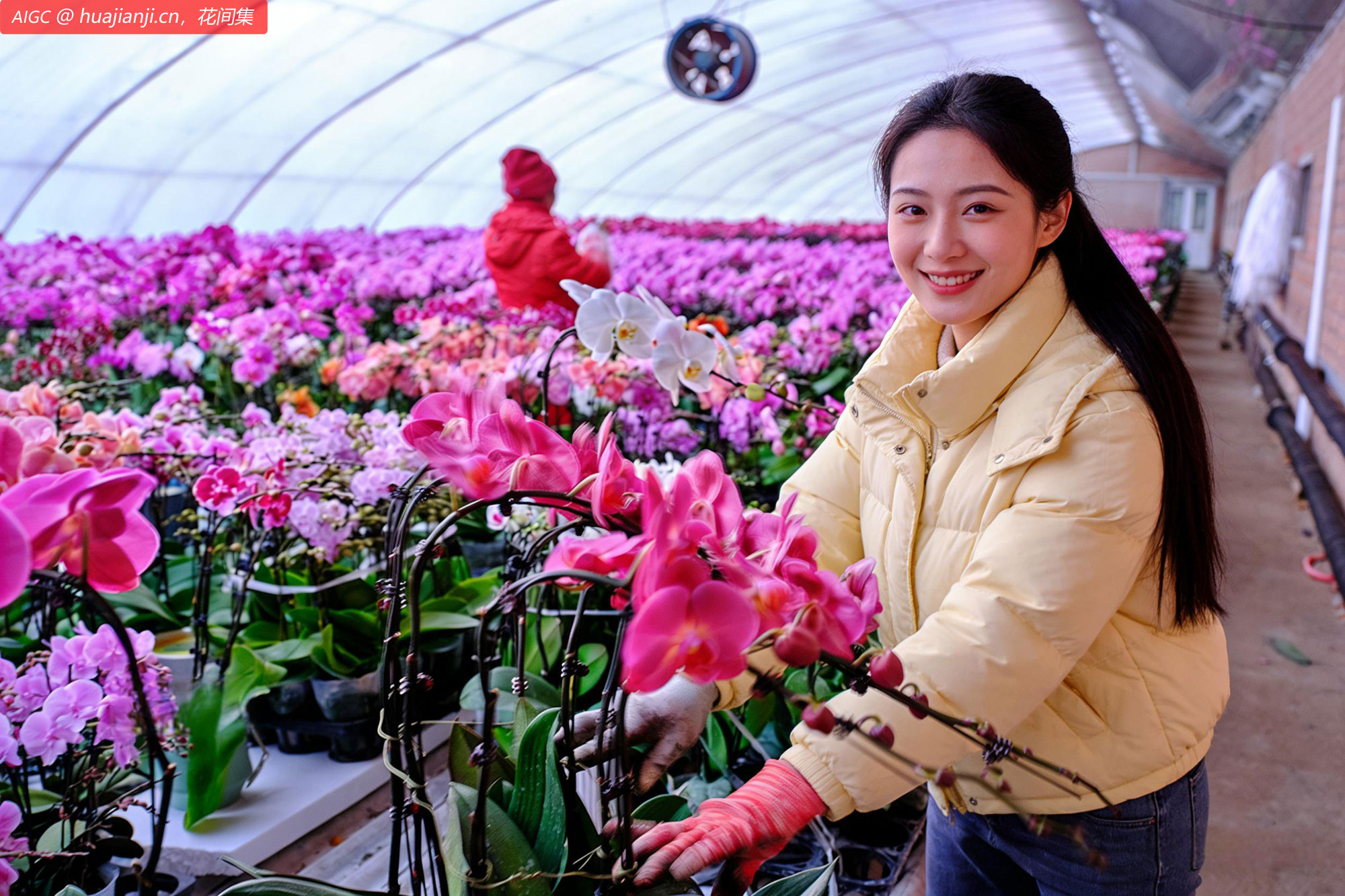 北京各大花卉市场年宵花陆续上架，销量持续攀升