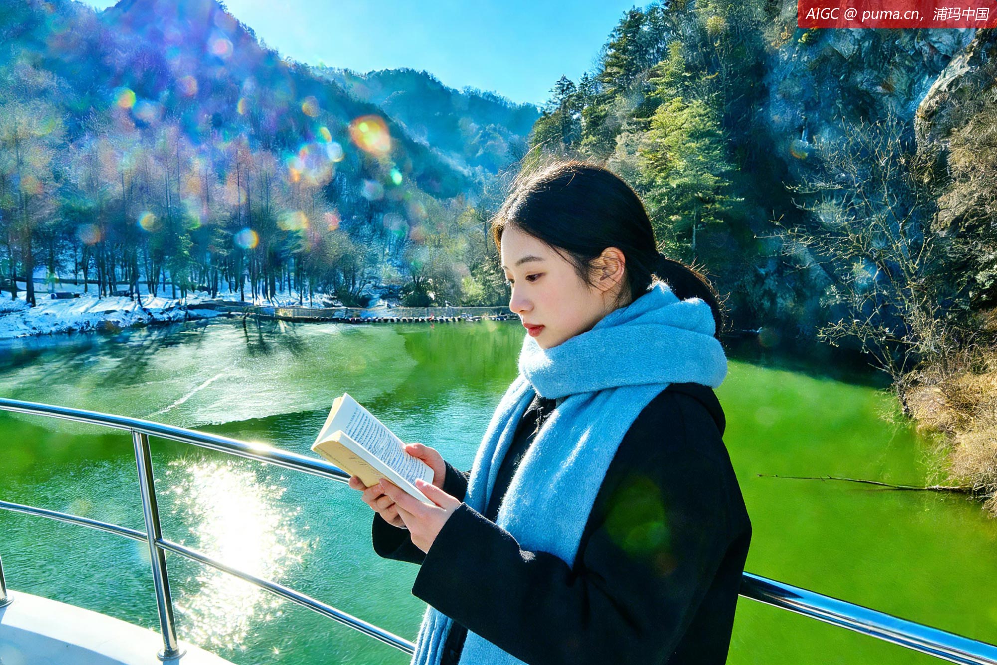 湖北神农天池冬日景致