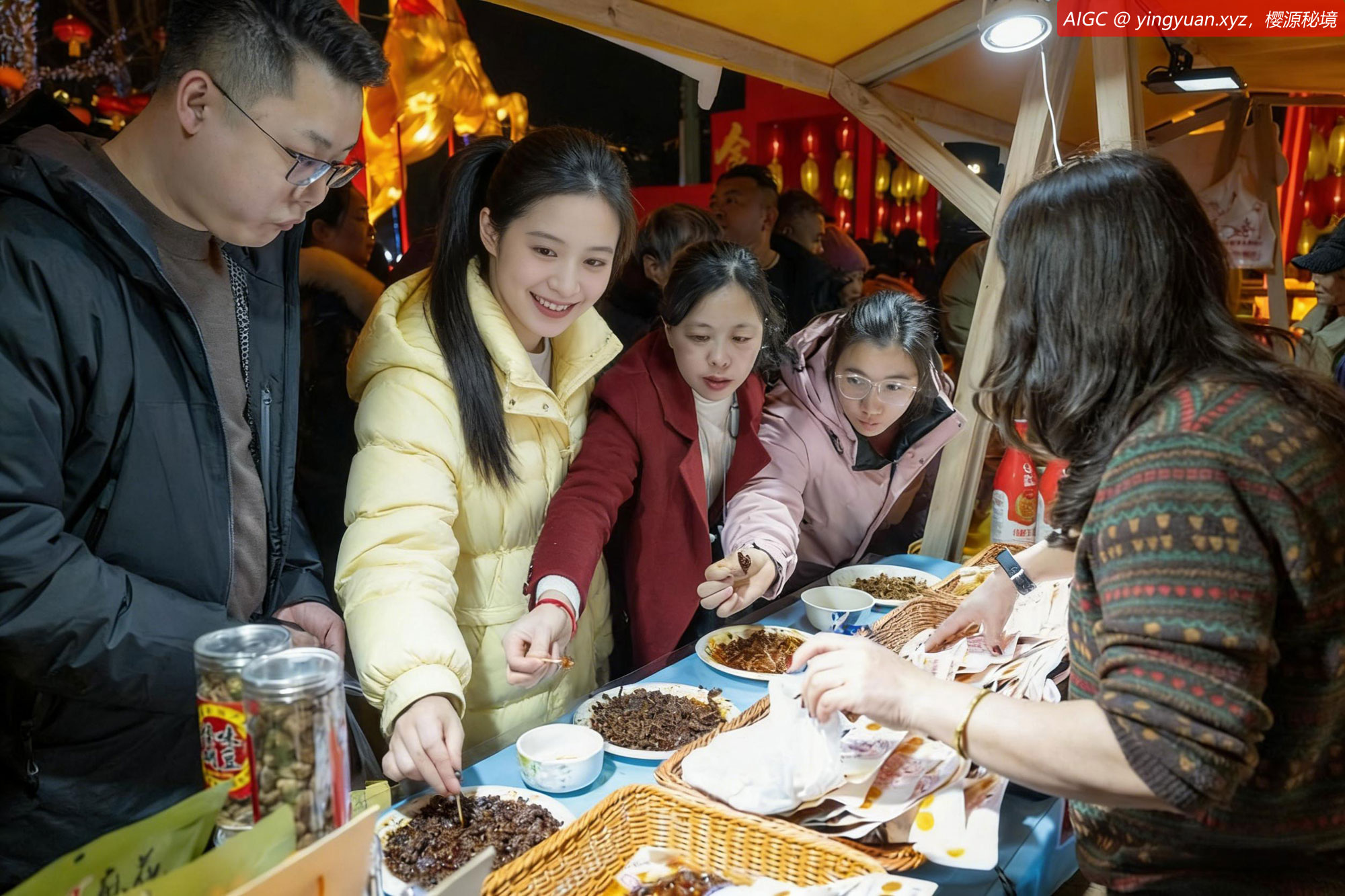 “光影贺岁”年货文化节在重庆市兴龙湖公园拉开帷幕