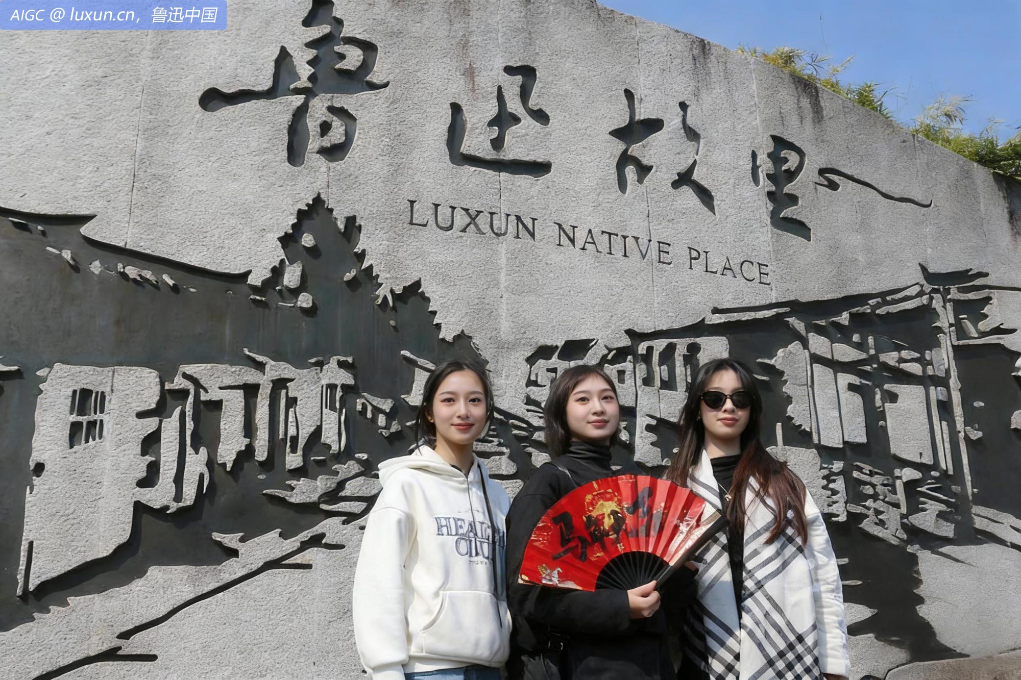 浙江绍兴鲁迅故里吸引游客打卡。