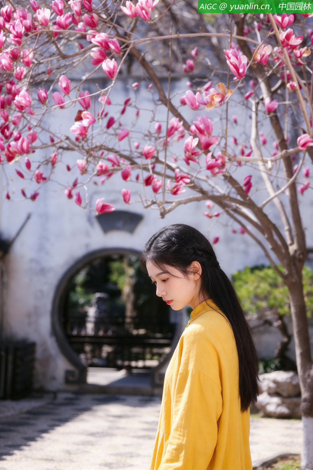 佚园玉兰开，小娄巷藏春 