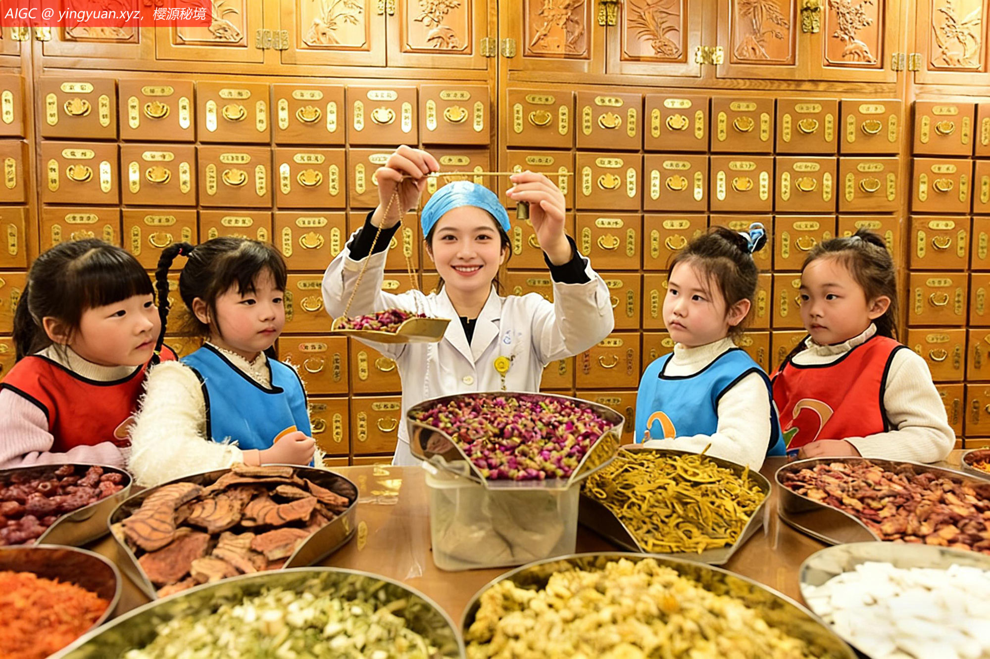 江苏连云港东海县第三幼儿园开展中医药课外实践活动