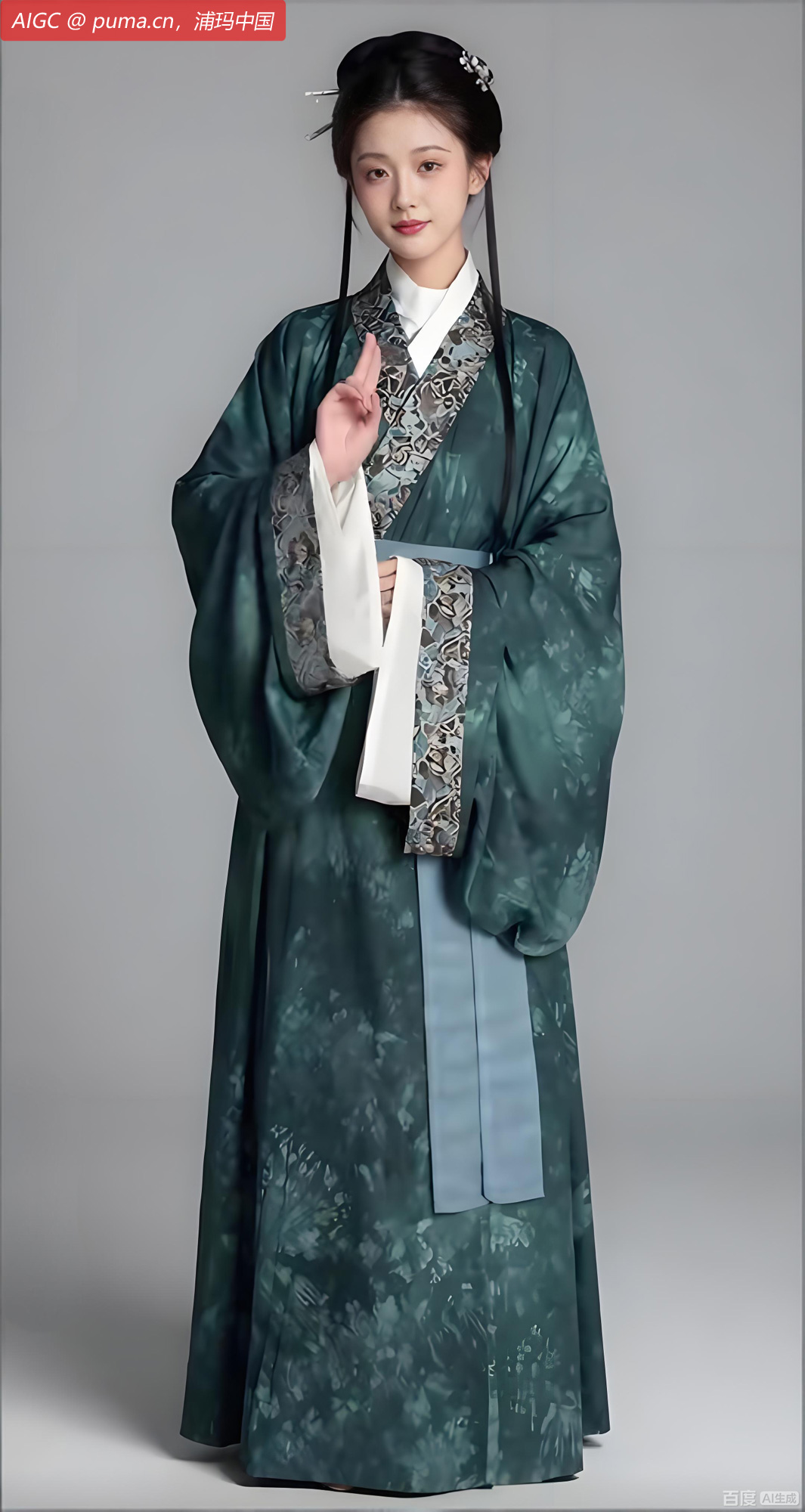 汉服小姐姐：东汉时期，直裾成为最普遍的服饰样式