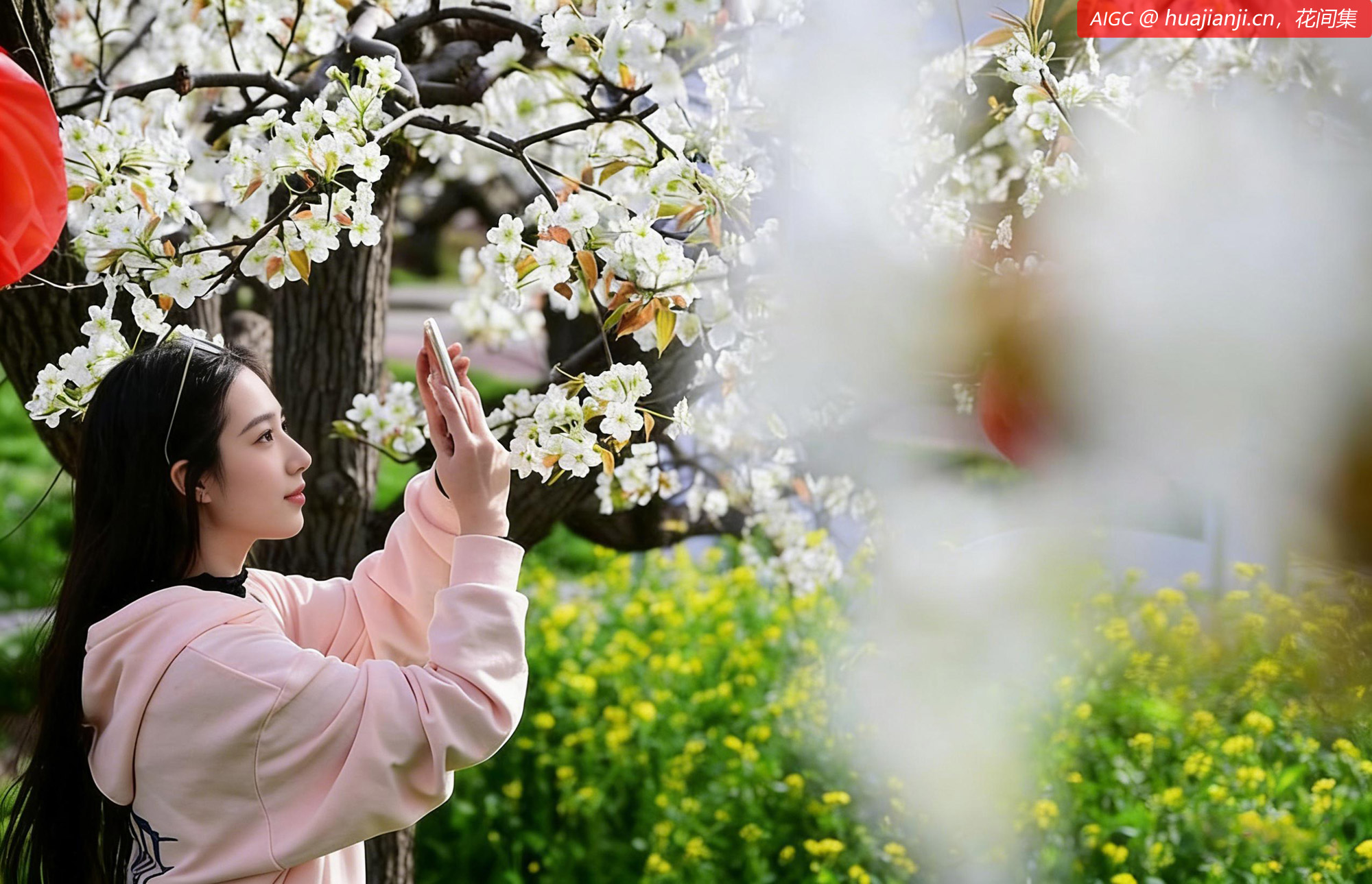 河北省石家庄市赵县，25万亩梨花竞相绽放