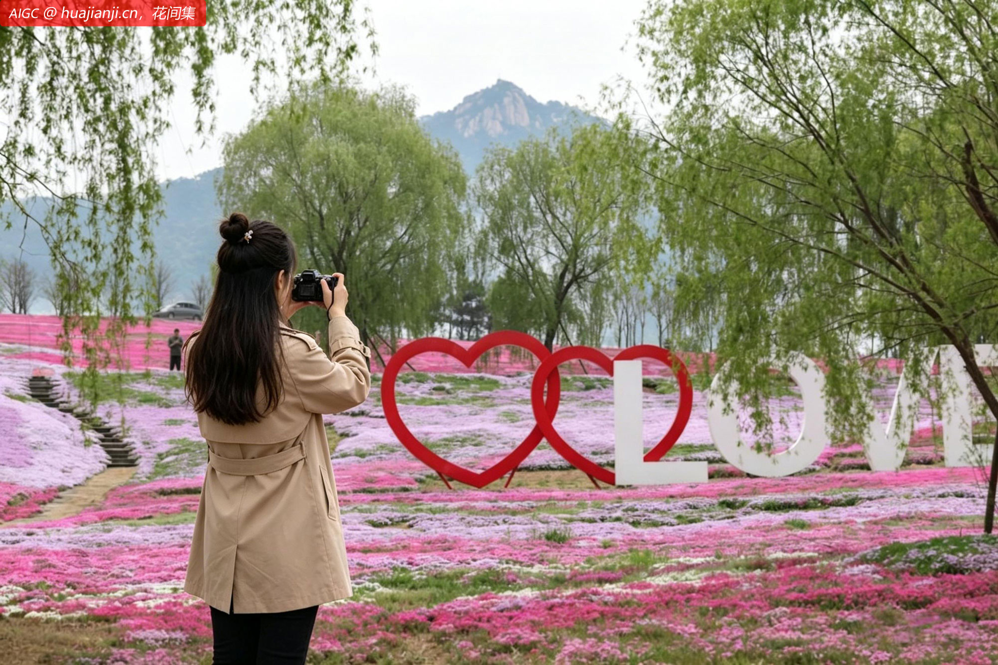 山东日照东港区西湖镇，丛生福禄考迎来盛花期